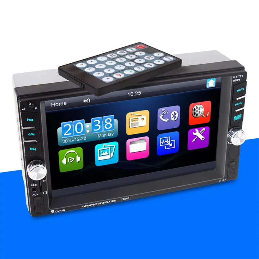 2018 New Car Video Player 1PC 6.6 Bluetooth Car Stereo Audio In Dash