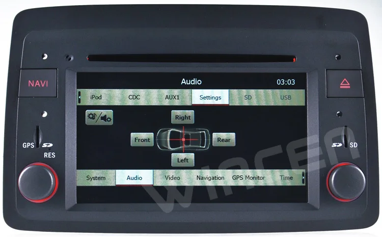 Discount Car DVD GPS Player for Fiat Panda 2004 onward  support 1080P HD video with GPS RDS BT Free shipping 2