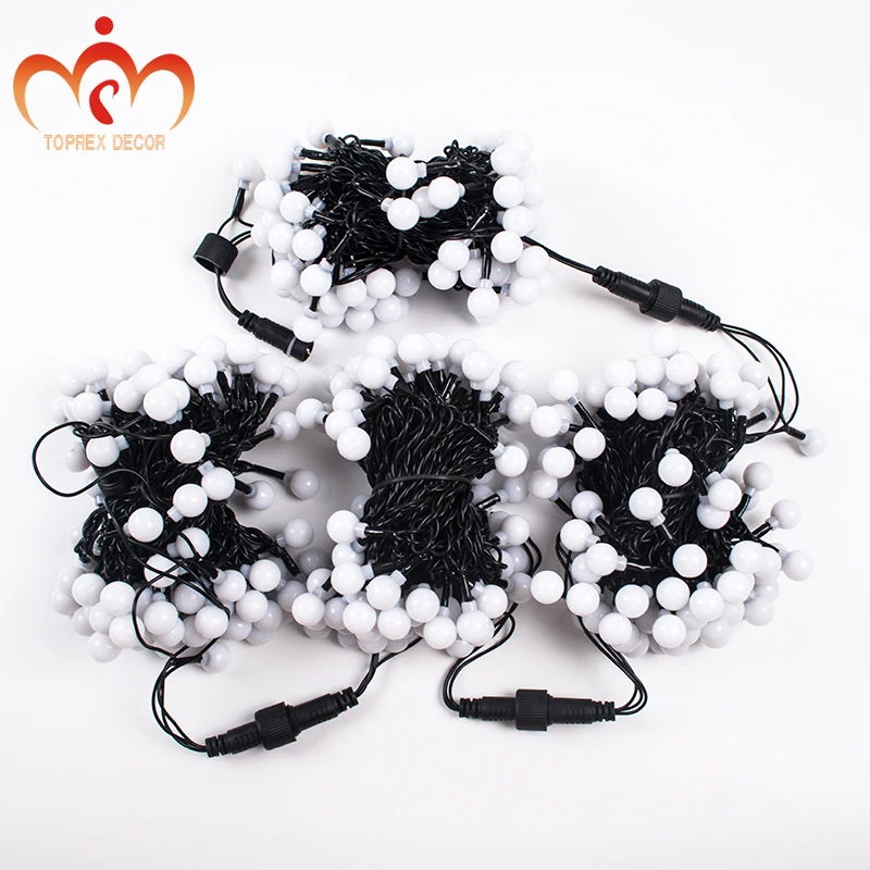 Length 32.8 ft LED pvc ball string light waterproof IP46 wedding decoration fairy light xmas decoration lighting party lights Length 32.8 ft LED pvc ball string light waterproof IP46 wedding decoration fairy light xmas decoration lighting party lights