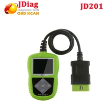JDiag JD201 считыватель кодов для OBDII/EOBD/CAN Автомобильный сканер JD-201 обновление онлайн же как autel AL319 JD201