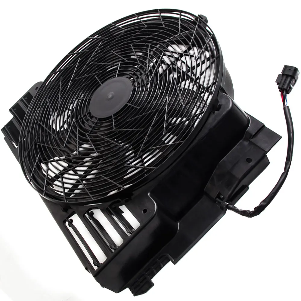 A//C Condenser Fan Assembly-Air Conditioning Fan Assembly fits 00-06 BMW X5
