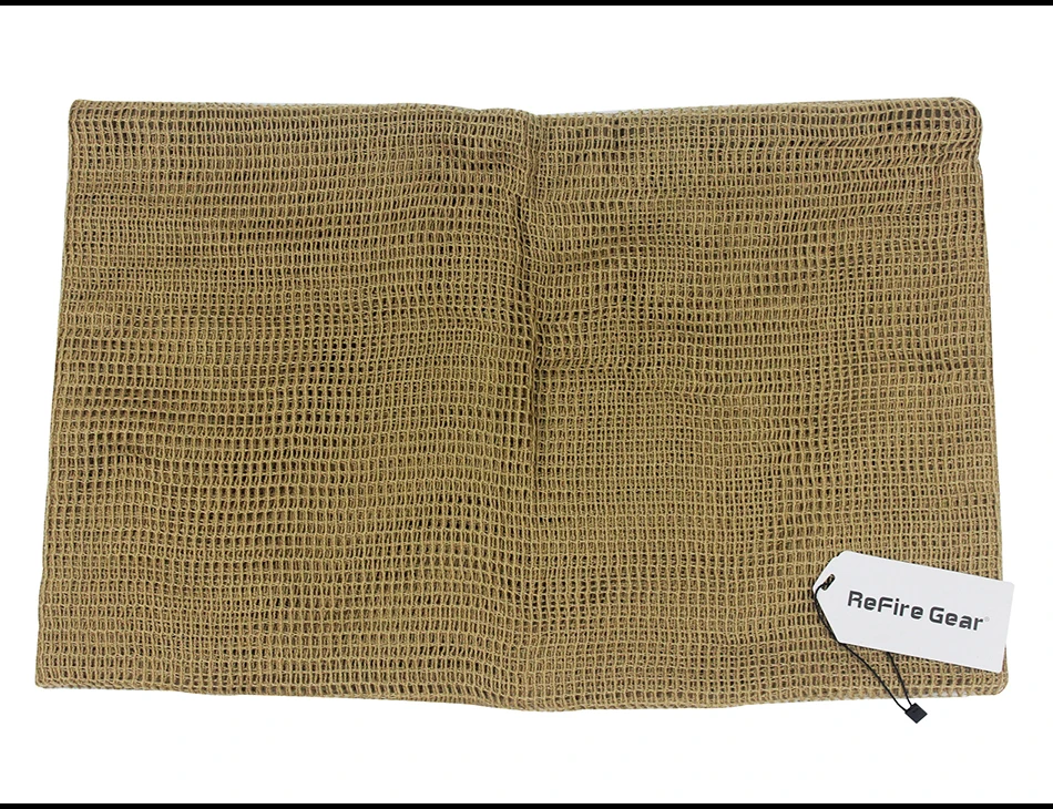 ReFire Gear Arab Military Tactical Mesh Scarf Men US Army Soldiers Combat Camouflage Scarves Conceal Camo Shawl Veil Scarf 190cm mens head wrap bandana