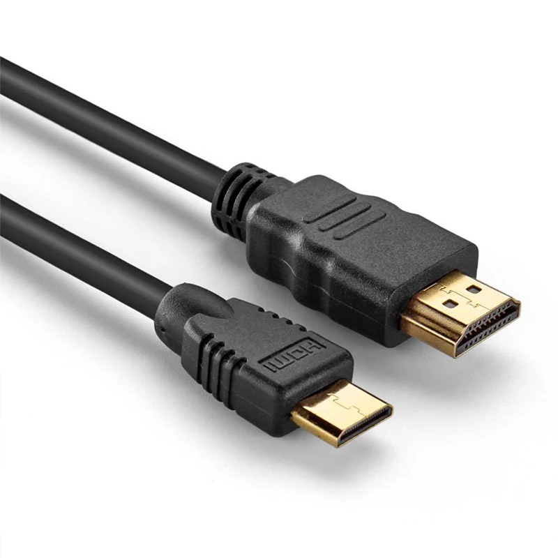 HobbyLane 1 м HDMI Mini Type C штекер к стандартному мужскому кабелю Lead Full HD 1080P 1 м позолоченный ТВ кабель|Кабели HDMI| | АлиЭкспресс