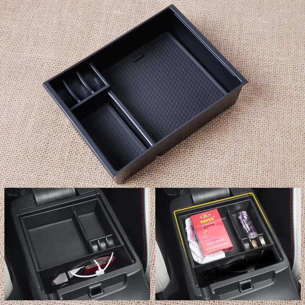 

New Black Inner Control Armrest Storage Secondary Glove Box Organized Container for Mazda 6 Atenza 2013 2014 2015