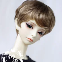 1 шт. BJD парик мальчик коричневый короткие парики для кукол BJD 1/4 1/3 1/6