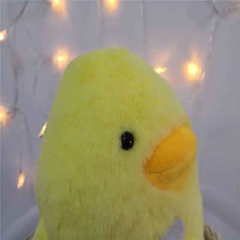 duck plushie with knife