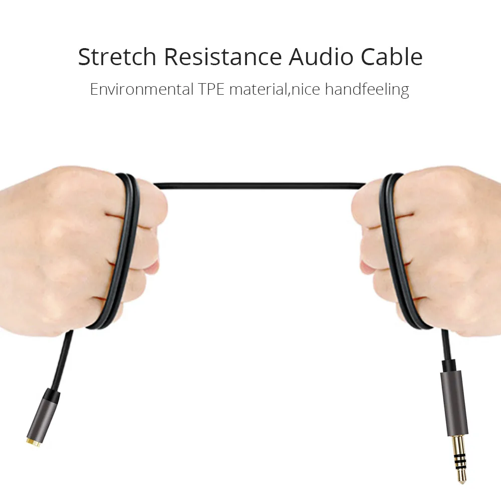 High Quality 3.5 mm Jack AUX Audio Cable 3.5 Jack Headphone Earphone Cable Extension for Huawei p20 pro for Xiaomi Samsung