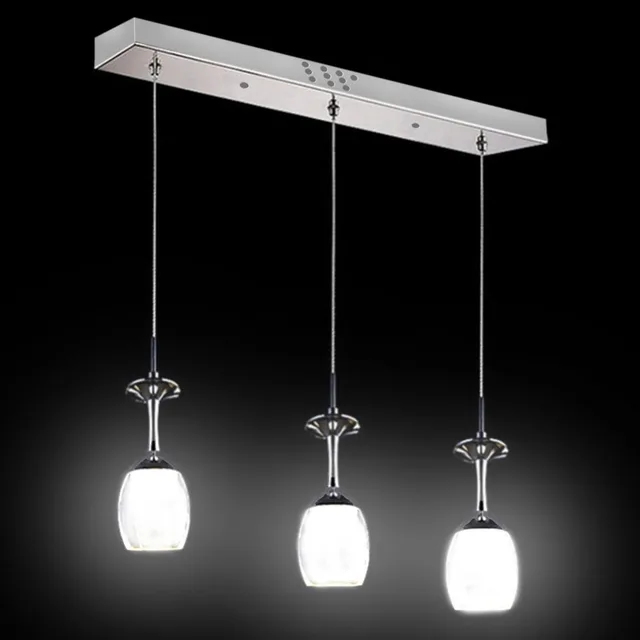 Elegant Art Deco Wine Gl Shade Led Light Max 9w With 3 Lights Set Elegant Art Deco Wine Gl Shade Led Light Max 9w With 3 Lights Set Of