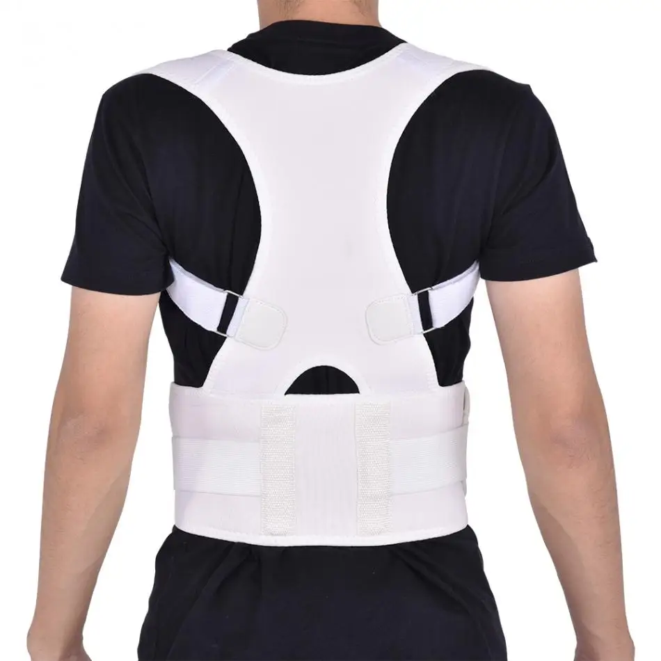 

YOSOO Posture Corrector Elastic Adjustable Back Support Shoulder Brace Lumbar Waist Belt Back Support Posture Correction