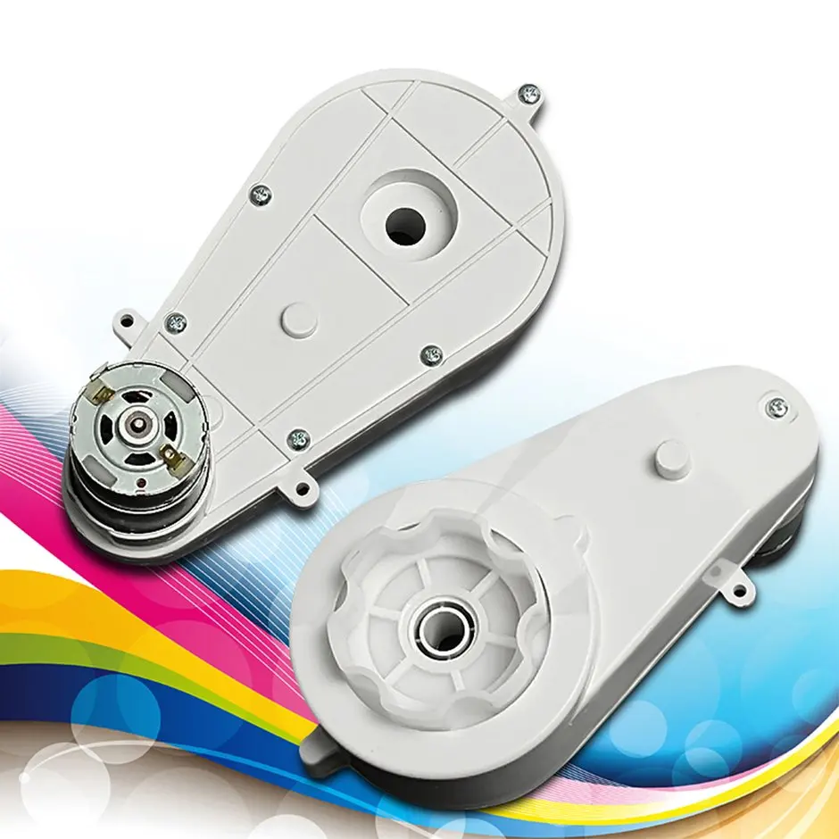 2pcs 12V 30000RPM Practical Electric Motor Gear font b Box b font For Kids Bike Bicycle