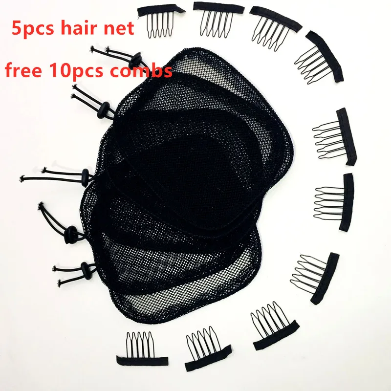 

Hair net for making Ponytail with adjustable strap on the back weaving cap glueless wig caps good quality Hair Net