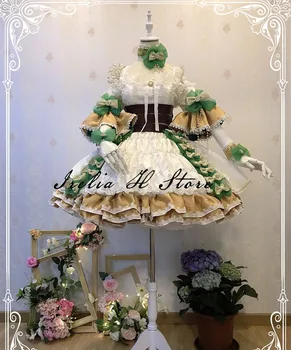 

Unknown Lolita Dress Lace beautiful dress female custom made halloween costumes gift