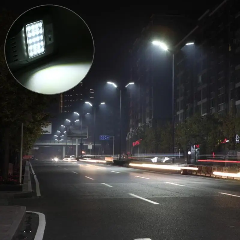 20 Вт 20 светодиодный s уличный светильник s дорожный светильник водонепроницаемый 2835SMD светодиодный светильник на солнечной энергии уличный Уличный настенный светильник серый теплый светильник
