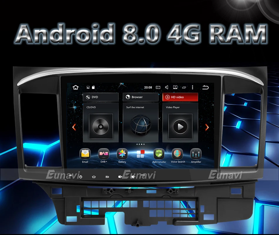 Excellent Eunavi Octa core Android 8.0 Car Radio for Mitsubishi Lancer stereo 9 inch 2 DIN 4G RAM GPS navi video player Capacitive screen 2 Excellent Eunavi Octa core Android 8.0 Car Radio for Mitsubishi Lancer stereo 9 inch 2 DIN 4G RAM GPS navi video player Capacitive screen 2