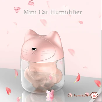 

150ml Mini USB cat Aroma Air Humidifier Essential Oil Diffuser Aromatherapy Electric cool Mist Maker for Home Office Car Use