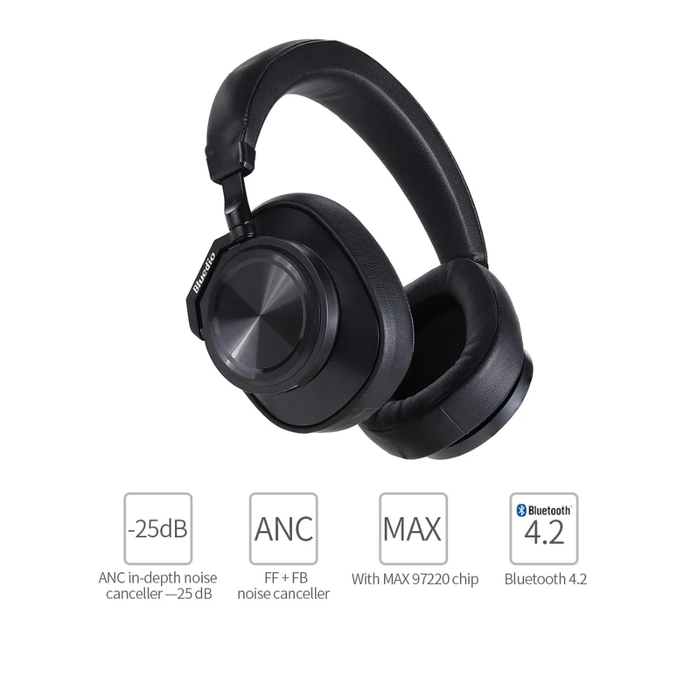 Bluedio T6 активные наушники с шумоподавлением Беспроводная bluetooth гарнитура