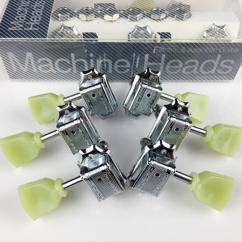 

1Set Genuine Wilkinson 3R-3L Vintage Deluxe Electric Guitar Machine Heads Tuners WJ-44 Tuning Pegs For LP SG Lespaul Guitar