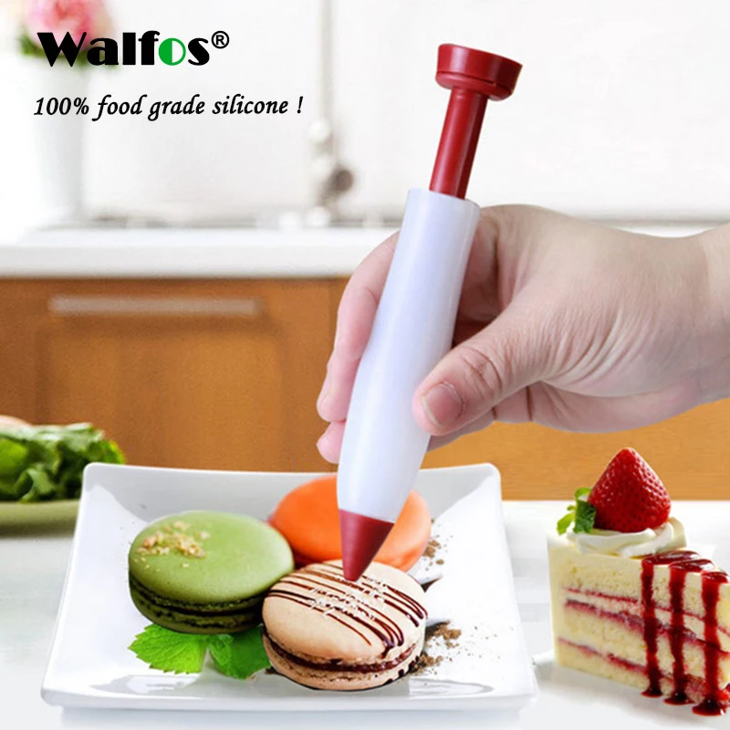 

Silicone Food Writing Pen Chocolate Decorating tools Cake Mold Cream cup,cookie Icing Piping Pastry Nozzles kitchen accessories