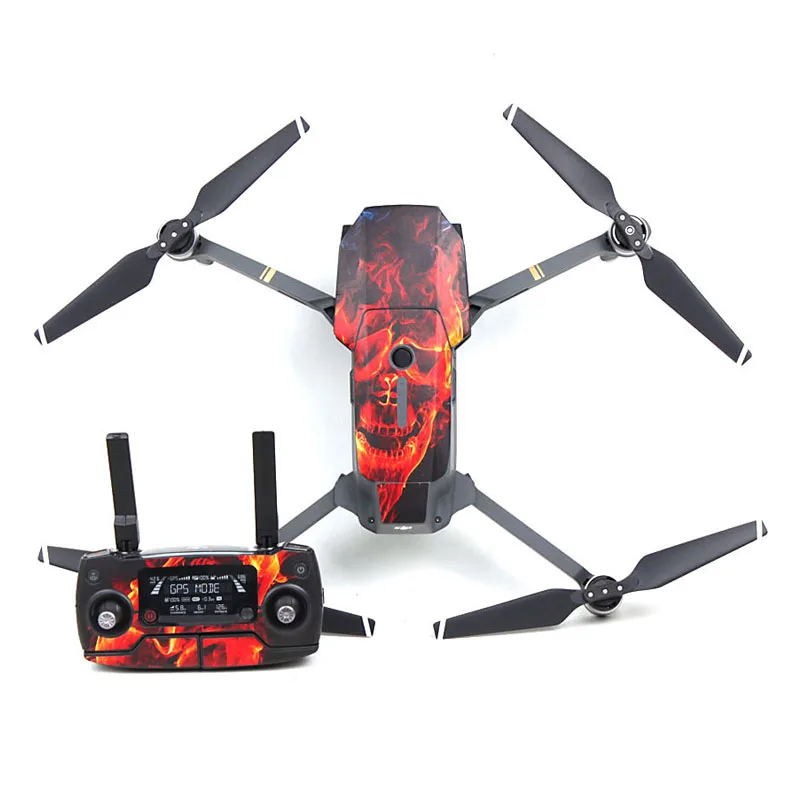 mavic pro Body shell Sticker  remote control  Battery Skin Sticker Decals for DJI mavic Pro drone Accessories 1 (4)