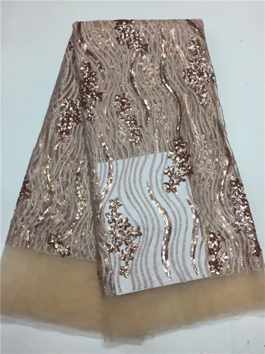 

Nigerian Gold Sequins Net Lace African Guipure Lace Fabric Latest French Swiss Voile Laces 2018 India Women Wedding Dress Fabric