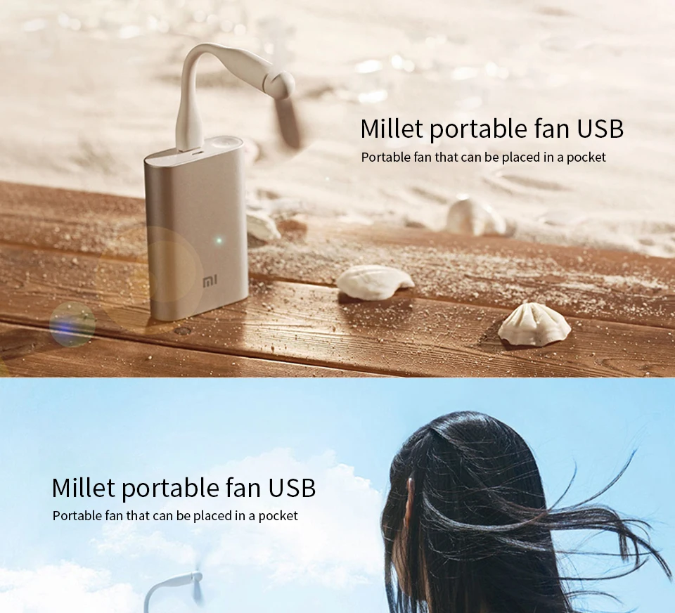 Xiaomi USB вентилятор mi ni вентиляторы для гаджетов портативное зарядное устройство вентиляторы для ПК Мощность банк Тетрадь ноутбук usb-устройство Cool гаджеты