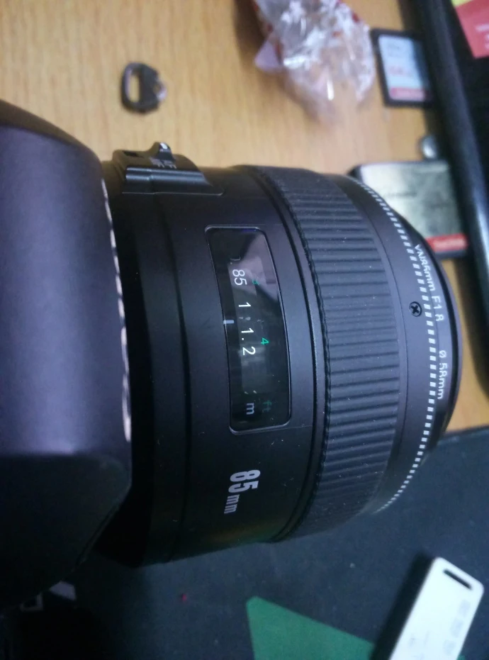 YONGNUO YN85mm F1.8 AF/MF Средний телеобъектив для Canon, полный срок ручной фокусировки объектива для 7DII 650D 5 DIII EOS камеры