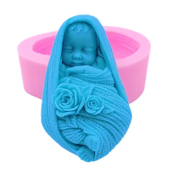 

New Baby Design Soap Mold 3D Silicone Mold for Soap Food Grade Silicone Molds for Decorating Crafts