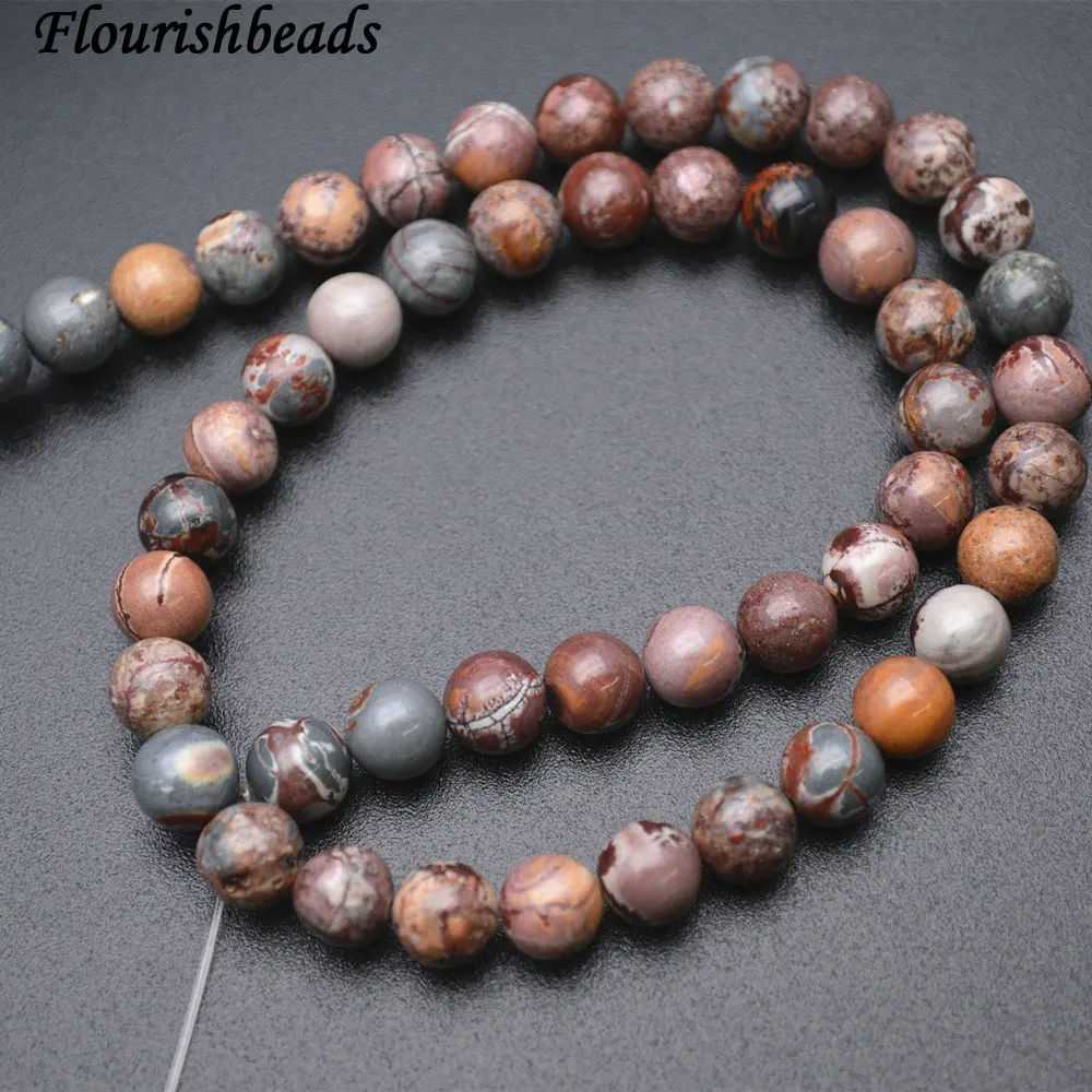 

Beautiful Veins Natural Sonora Picture Jasper Stone Round Loose Beads 4mm 6mm 8mm 10mm