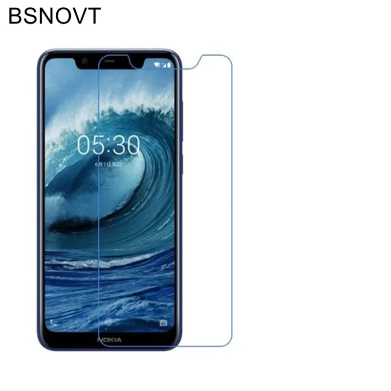 

2PCS Glass For Nokia 5.1 Plus Screen Protector Tempered Glass For Nokia X5 Glass For Nokia 5.1 Plus hone Screen Protector BSNOVT