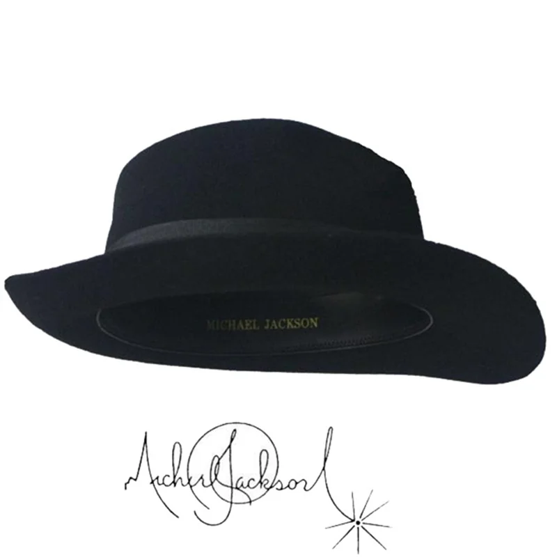 Il Best Fedora Nero di Lana Retro Cappello di Michael Jackson per i fan di  MJ con il Nome Convenzionale Gentry|retro hat|fedora blackblack fedora hat  - AliExpress