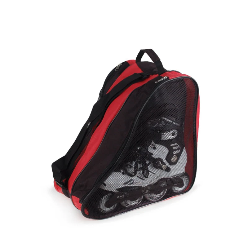 Ледяные роликовые коньки, сумка для переноски с плечевым ремнем для детей и взрослых FK88