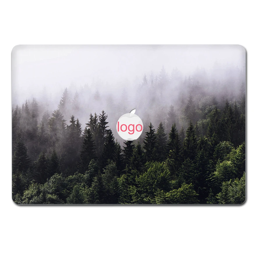 GOOYIYO-Лидер продаж наклейка для ноутбука верхняя виниловая наклейка Снежная горная древесина кожа для Macbook Air retina Pro Touch Bar наклейка