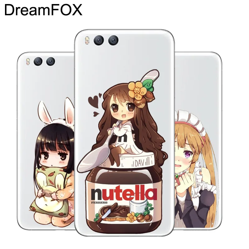 DREAMFOX M147 милое платье для девочек в стиле аниме Co mi c Мягкий ТПУ силиконовый чехол