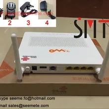 10 шт. HW HG8347R ONU 4 lan порт+ 1 горшки+ 1 wifi+ USB ecalife SC/UPC GPON ONU беспроводной терминал на английском языке HG8M8347RGD4