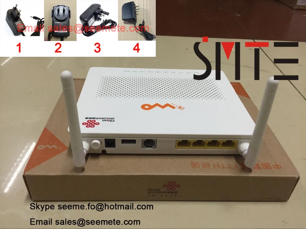 10 шт. HW HG8347R ONU 4 lan порта + 1 POTS wifi USB EchoLife SC/UPC GPON беспроводной терминал на английском