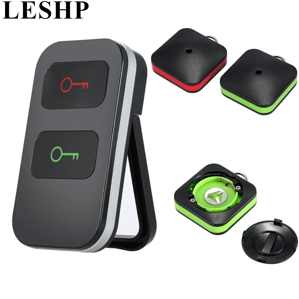 

LESHP Wireless Lost Key Finder Locator 2 Receivers + 1 Transmitter Key Chain Remote Control Transmitter Key Finders