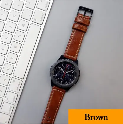 Кожаный ремешок для часов AKGLEADER 22 мм Galaxy Watch 46 Samsung Gear S3 Huawei GT 2Pro Amazfit 2 браслет |