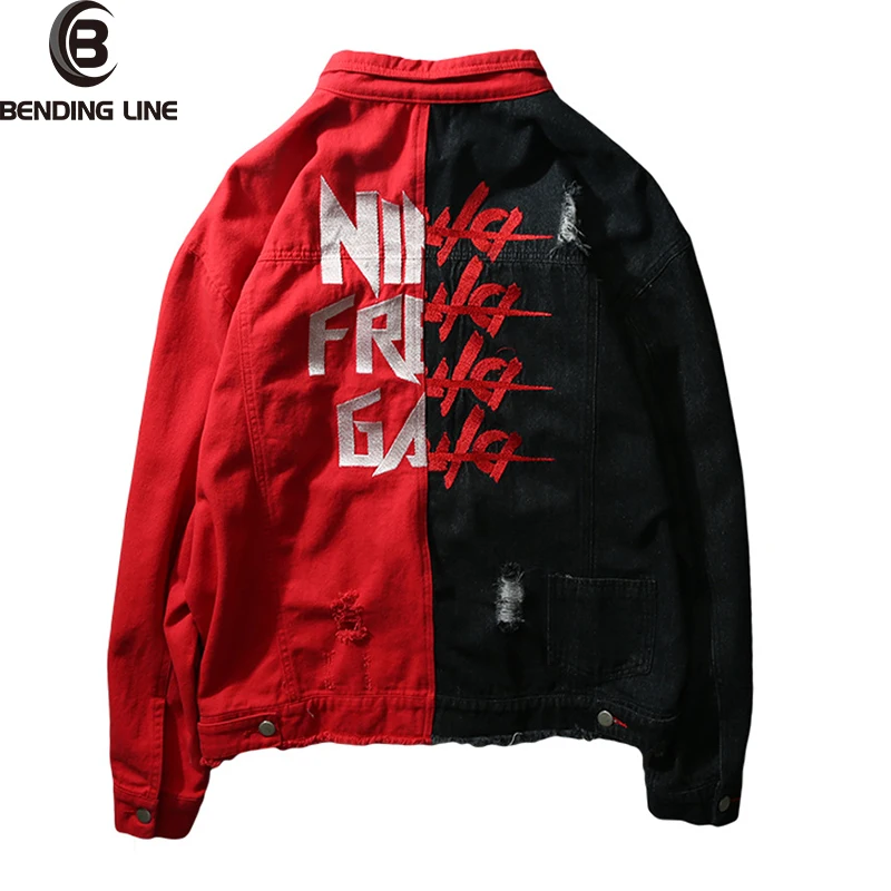 Mens Hip Hop Jeans Jacket Coat Men's Wear Unlined Denim