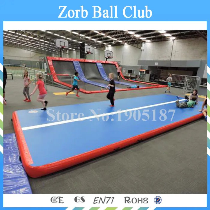 

Free Shipping Excellent OEM 11X2m Airtrick Cheerleading Double Wall Fabric(dwf) Air Track Factory/Inflatable Gym Air