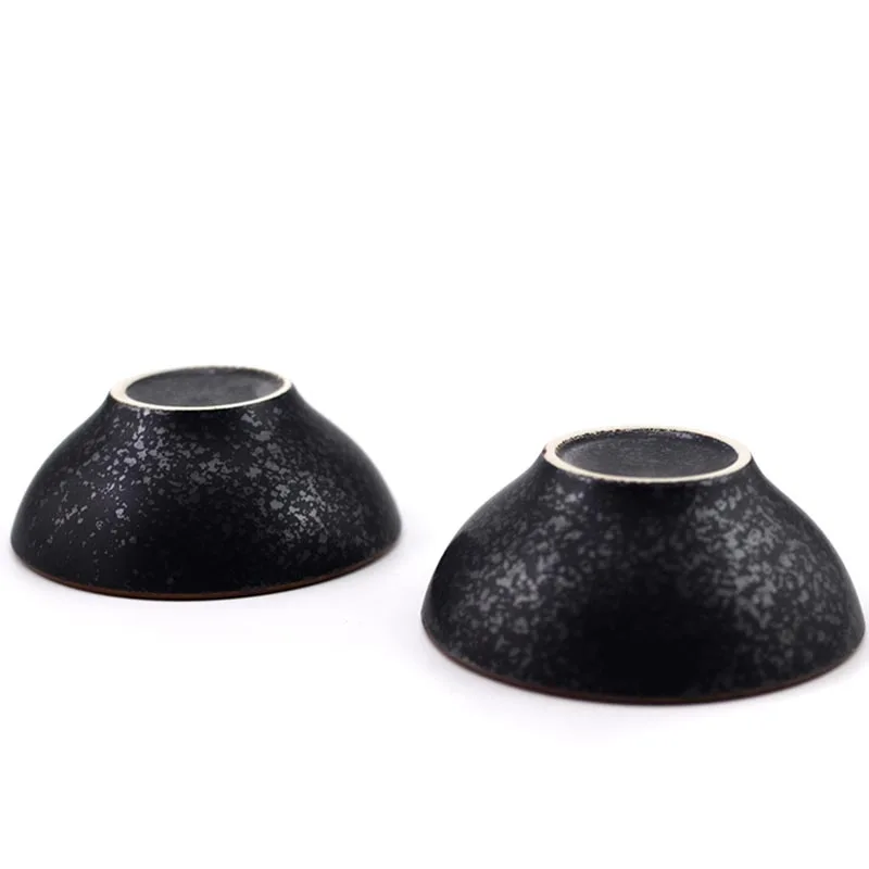 4,7 дюймов винтажная черная керамическая чаша дзен в японском стиле кухонная посуда миска для салата лапша супница для дома столовая посуда новинка