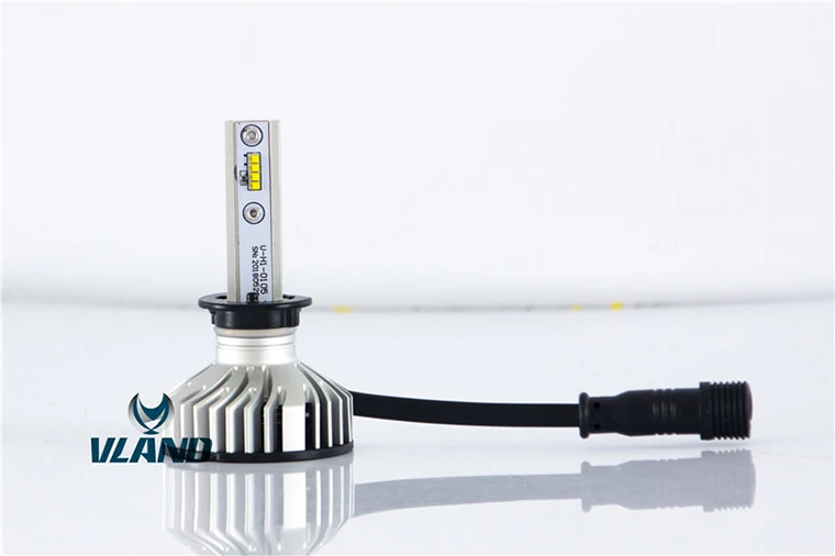 VLAND для автомобильных кабельных систем светодиодный фар H1 H3 H7 H11 H13 D2H D2S 9005 9006 H4 DC12V& 24V 35W авто фары 6500 к лампочки серебро