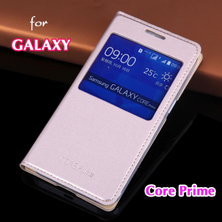Кожаный чехол-книжка для samsung Galaxy Core Prime SM G360 G361 G360F G360H G361H G361F SM-G360H противоударный