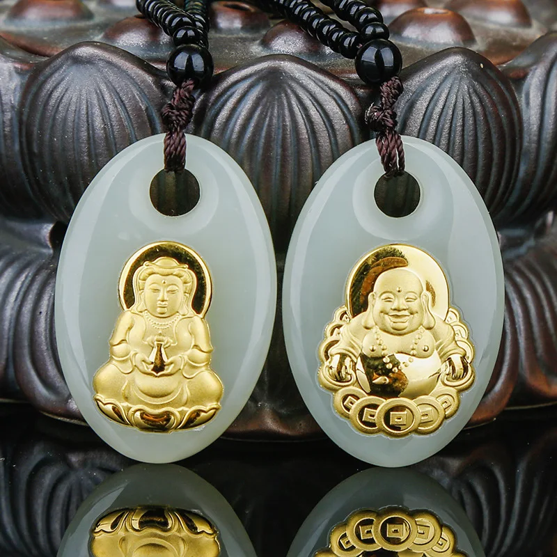 

2019 Sale Cluci Cage Pendants Asg Trimmed In Pendants Lovers Hang 999 Foot Inset Jades Natural Hetian Guanyin Pendant Drop Type