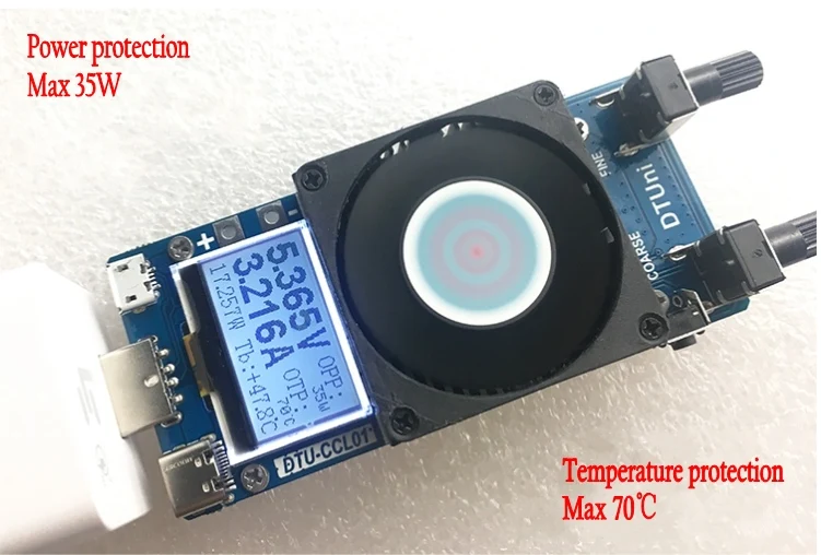 QC 2,0 3,0 триггеры 35 Вт постоянный ток двойной регулируемый USB электронный кабель данных нагрузки тестер разряда батареи Вольтметр