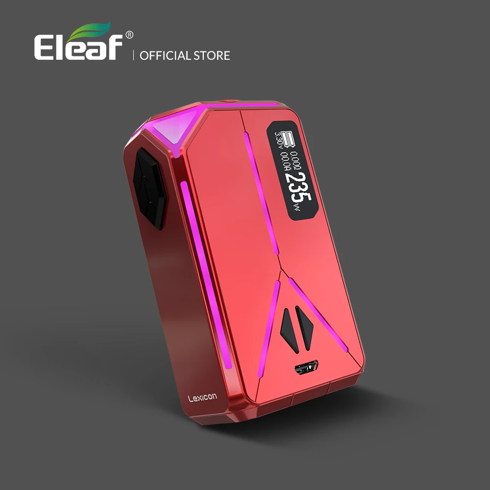 Распродажа оригинальный Eleaf Lexicon Mod 235W max поддержка ELLO Duro атомайзер 6 5 мл