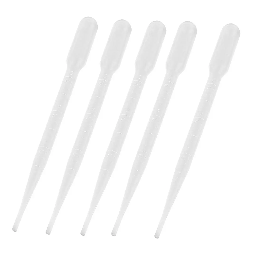 

Affordable 5 Pcs 3ML Capacity Lab Laboratory Clear Pipettes Droppers 6.1" Long