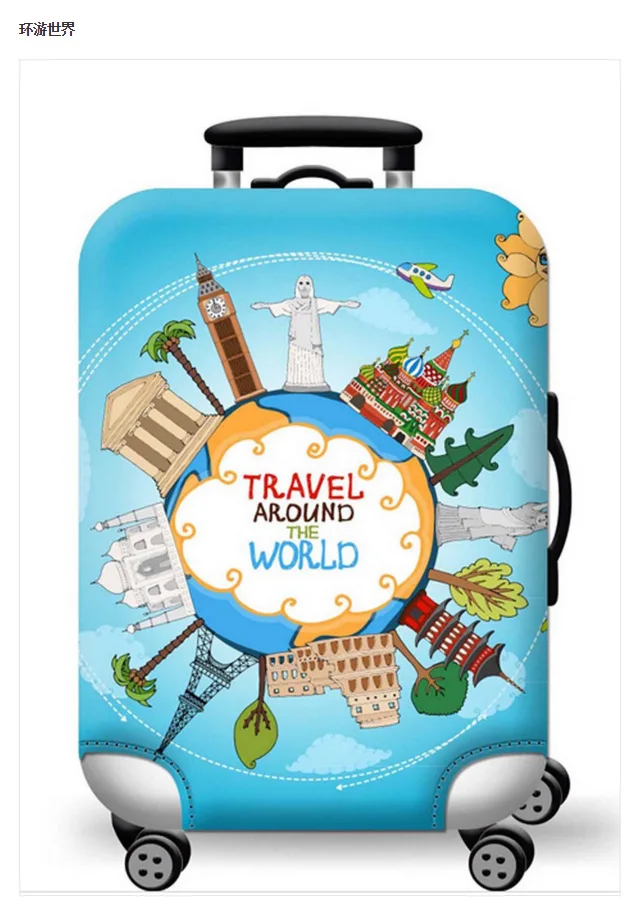 Waterproof Elastic Luggage Protective Cover for 20 To 30 Inch Trolley Suitcase Protect Dust Bag Case Travel Accessories Supplies