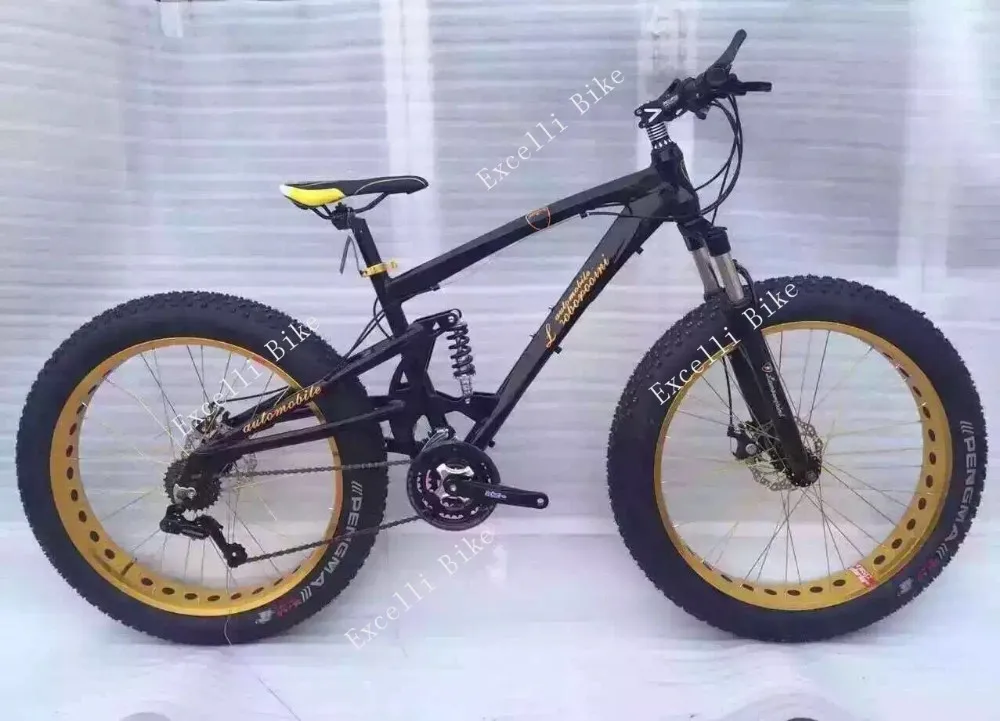26 Snow Bicycle Fat Bike 4.0inch Widen Tire Mountain Terrain Bicicleta 8 Speeds Bici vtt Bicicleta de Montanha Bike 2623