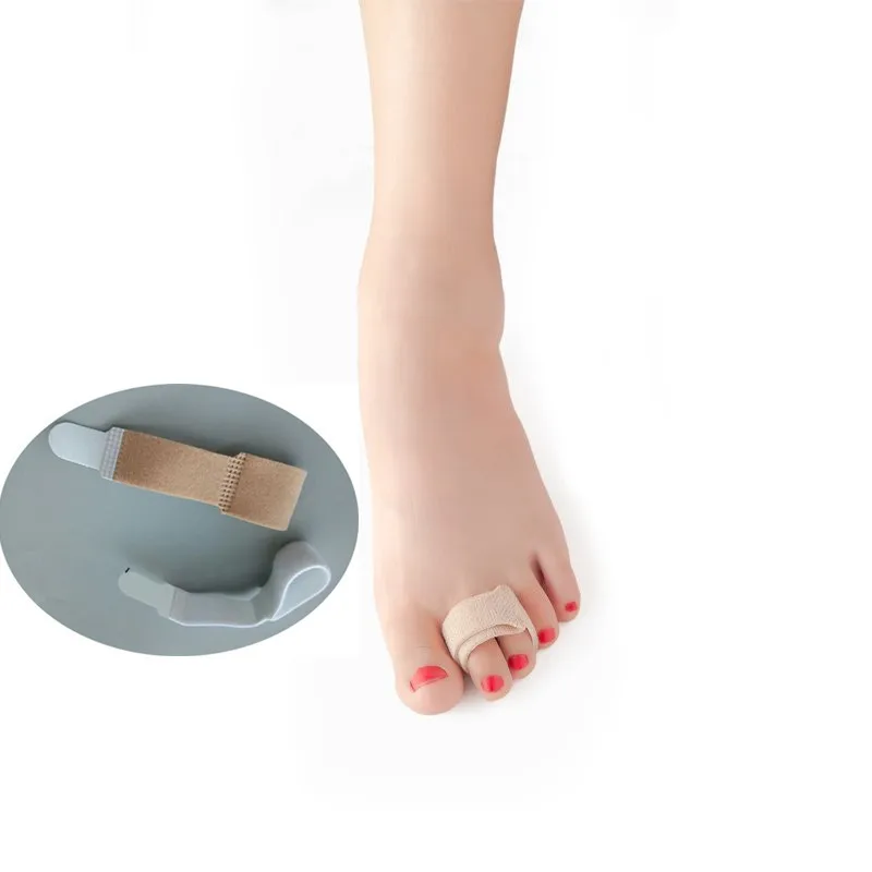 

2 Pcs/lot Fabric Toe Finger Straightener Hammer Toe Hallux Valgus Corrector Bandage Toe Separator Splint Wraps Foot Care