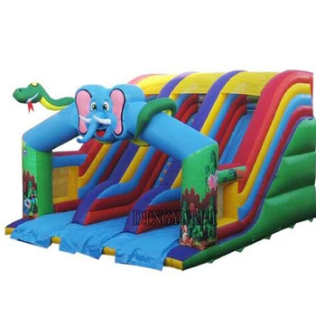 Buy PVC Inflatable Slide Fun City China Inflatable Slide Inflatable Trampoline Slide With Blower